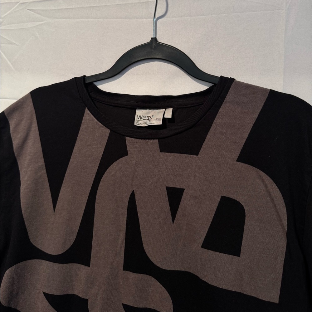 Wesc Black and Taupe Short Sleeve Tee - Picture 2 of 2